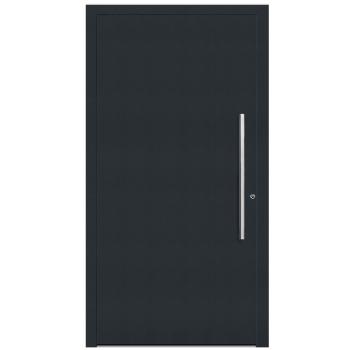 Aluminium Hybrid Haustür Design  01 Außen RAL 7016 / Innen weiß Ud=0,9